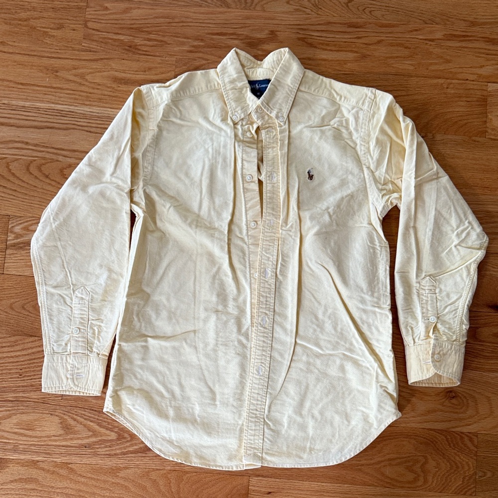 Ralph Lauren Boys Soft Yellow Shirt